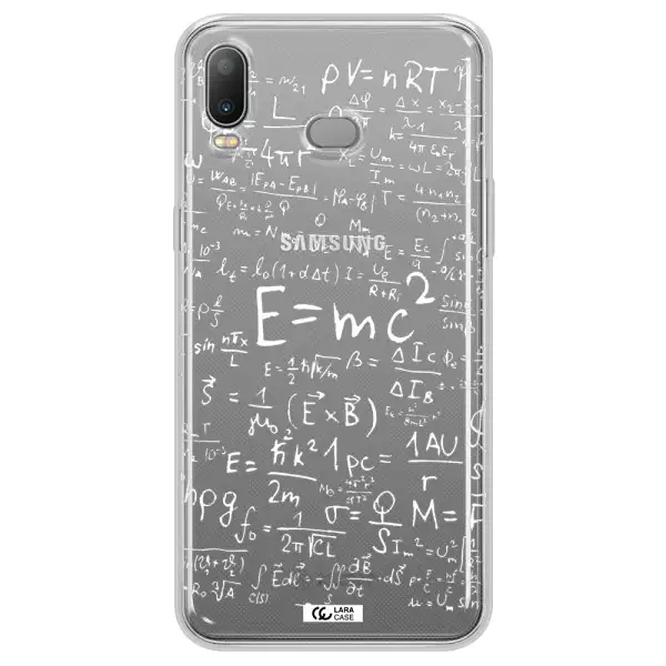 Physics Blackboard Samsung A6S Clear TPU Case