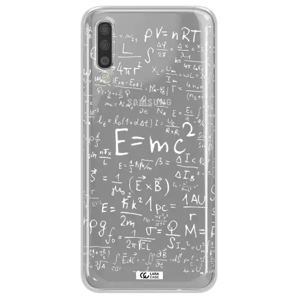 Physics Blackboard Samsung A70 Clear TPU Case