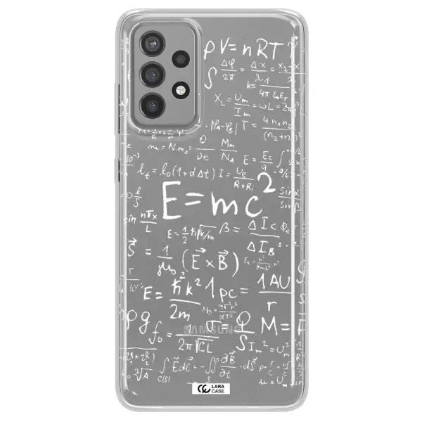 Physics Blackboard Samsung A72 Clear TPU Case