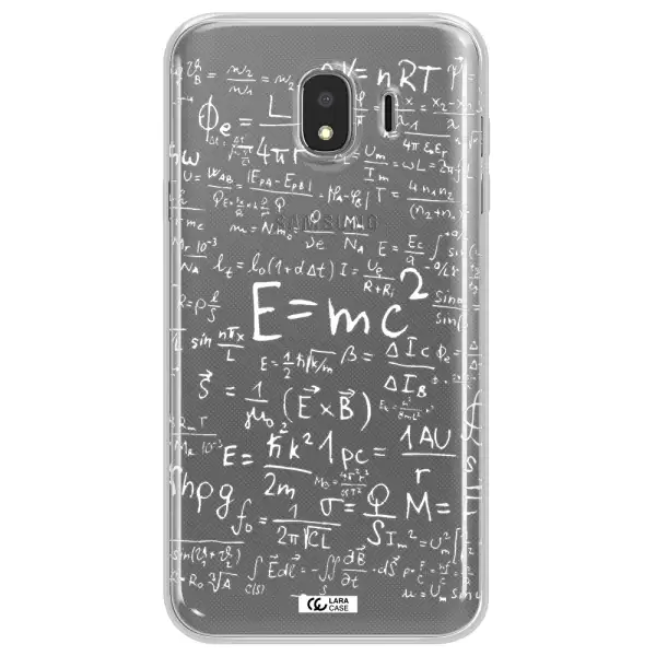 Physics Blackboard Samsung J4 Clear TPU Case