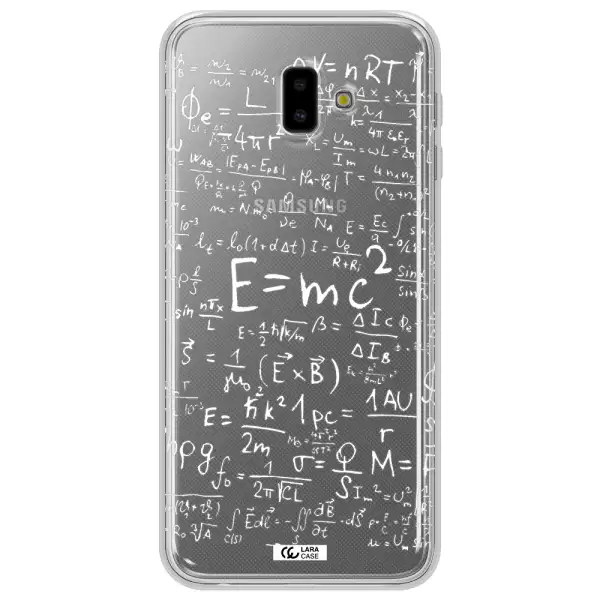 Physics Blackboard Samsung J6 Plus Clear TPU Case