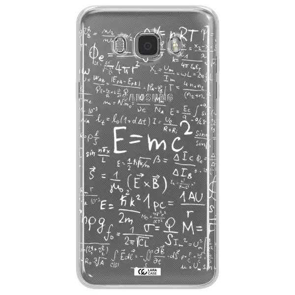Physics Blackboard Samsung J7 2016 Clear TPU Case