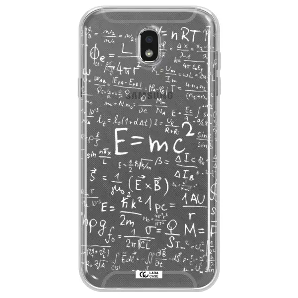 Physics Blackboard Samsung J7 Pro Clear TPU Case