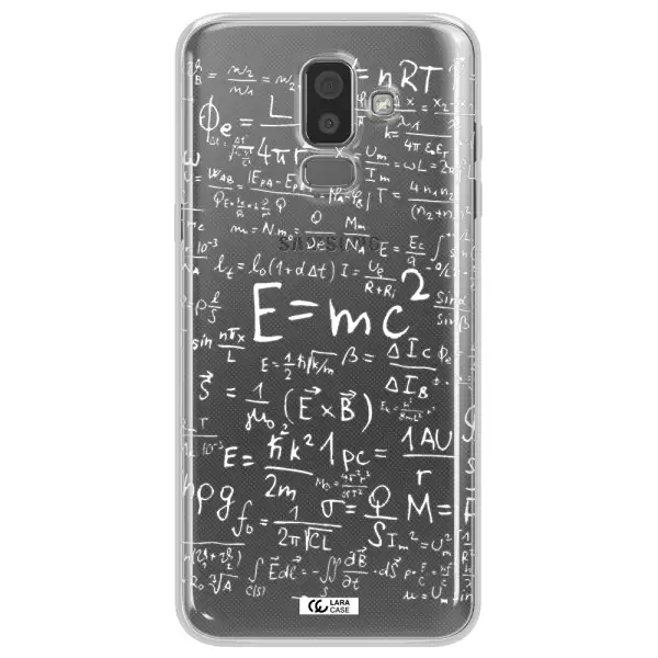 Physics Blackboard Samsung J8 Clear TPU Case