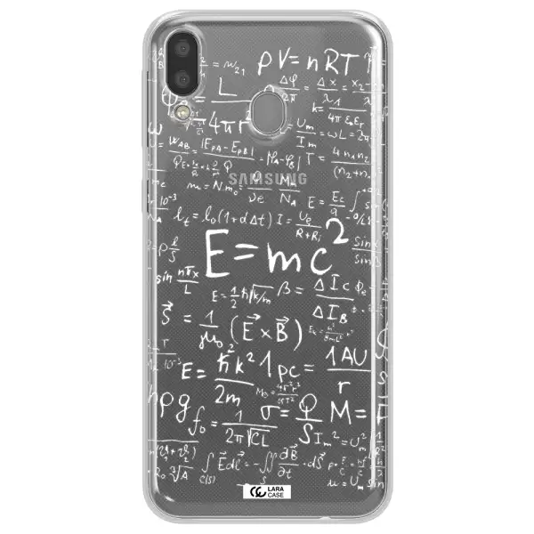 Physics Blackboard Samsung M20 Clear TPU Case