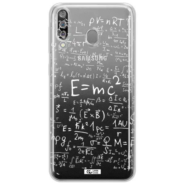 Physics Blackboard Samsung M30 Clear TPU Case