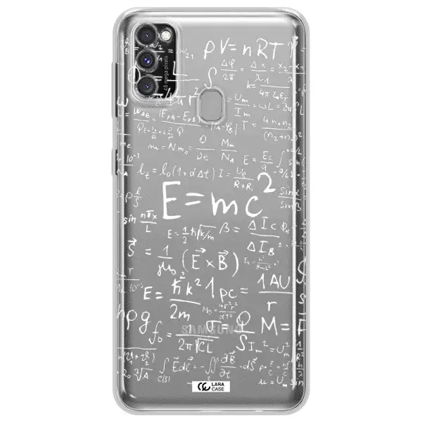 Physics Blackboard Samsung M30S Clear TPU Case