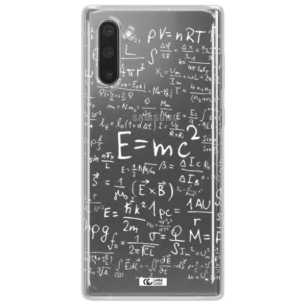 Physics Blackboard Samsung Note 10 Clear TPU Case