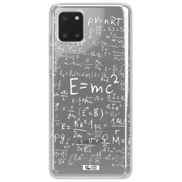 Physics Blackboard Samsung Note 10 Lite Clear TPU Case
