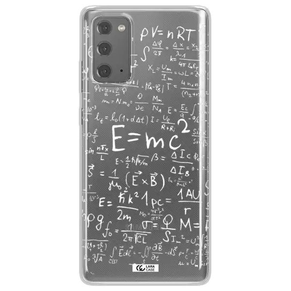 Physics Blackboard Samsung Note 20 Clear TPU Case