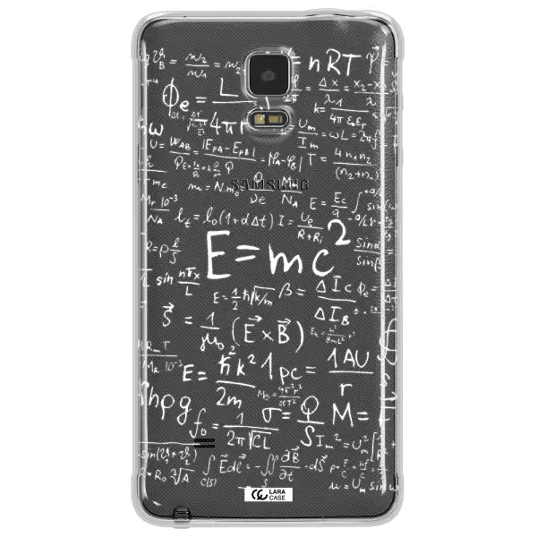 Physics Blackboard Samsung Note 4 Clear TPU Case