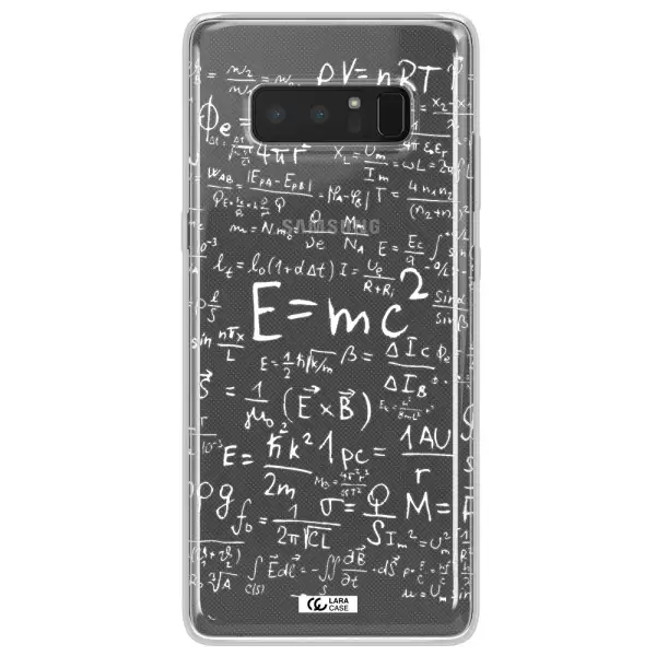 Physics Blackboard Samsung Note 8 Clear TPU Case