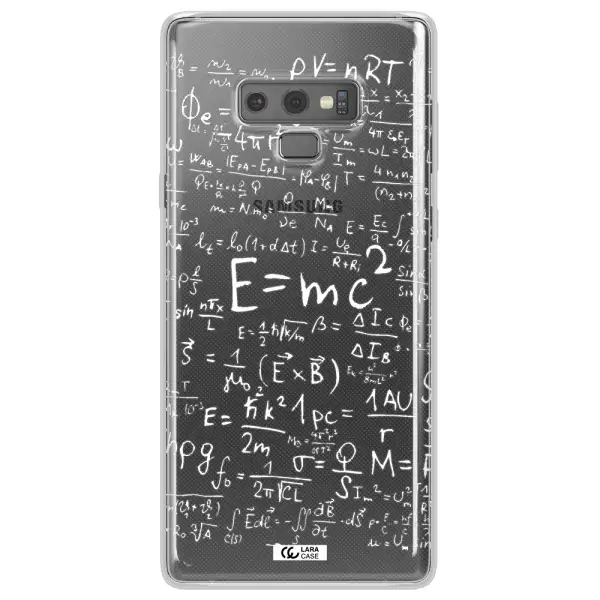 Physics Blackboard Samsung Note 9 Clear TPU Case