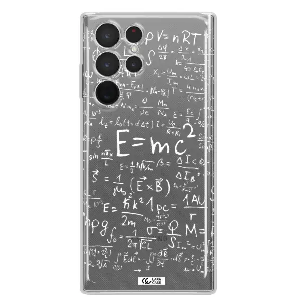 Physics Blackboard Samsung S 22 Ultra Clear TPU Case