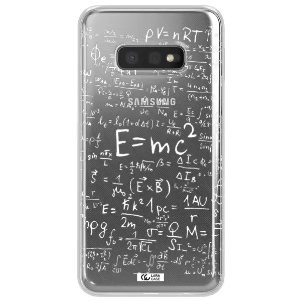 Physics Blackboard Samsung S10e Clear TPU Case