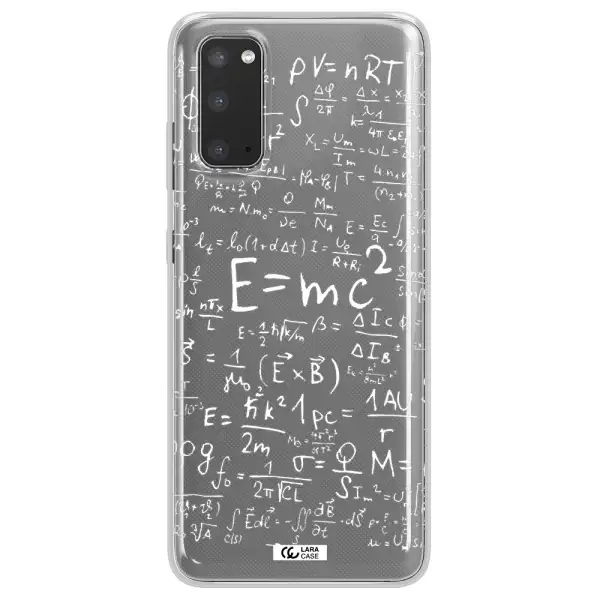 Physics Blackboard Samsung S20 Clear TPU Case