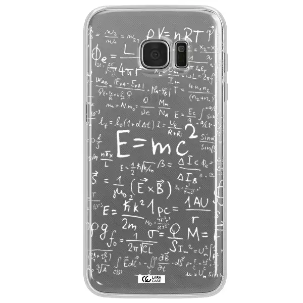 Physics Blackboard Samsung S7 Edge Clear TPU Case