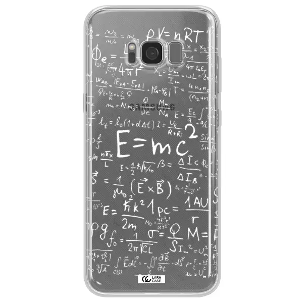 Physics Blackboard Samsung S8 Clear TPU Case