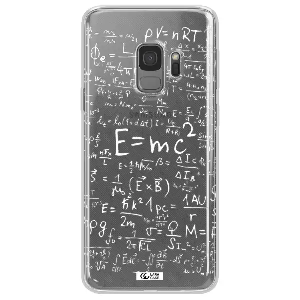 Physics Blackboard Samsung S9 Clear TPU Case