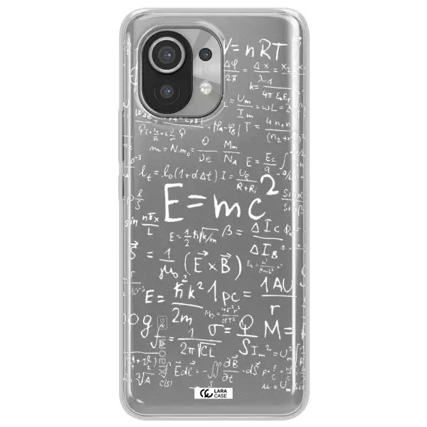 Physics Blackboard Xiaomi Mi 11 Clear TPU Case