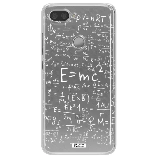 Physics Blackboard Xiaomi Mi 8 Lite Clear TPU Case
