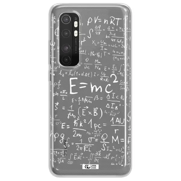 Physics Blackboard Xiaomi Mi Note 10 Lite Clear TPU Case
