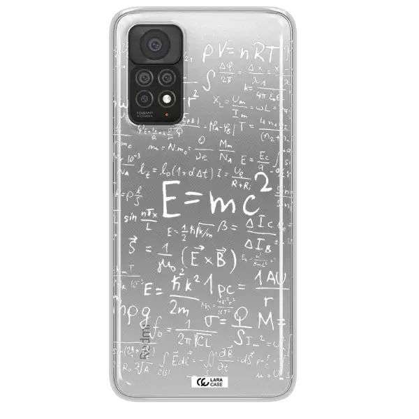 Physics Blackboard Xiaomi Note 11 Pro Clear TPU Case