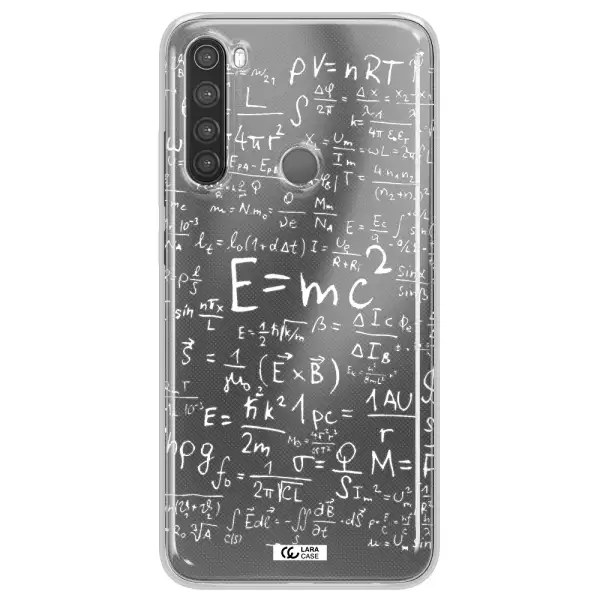 Physics Blackboard Xiaomi Note 8 Clear TPU Case