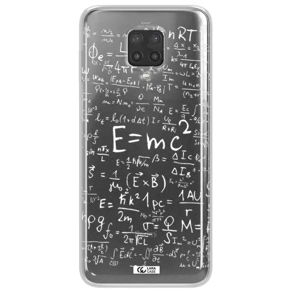 Physics Blackboard Xiaomi Note 9 Pro Clear TPU Case