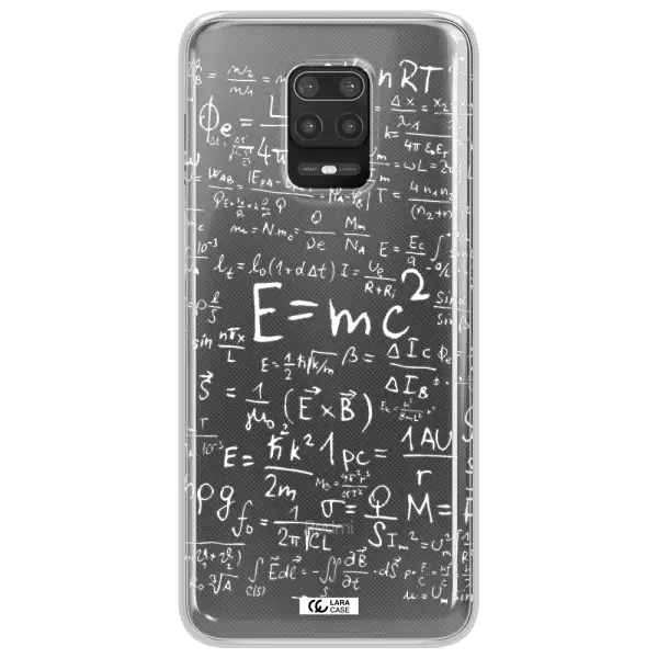 Physics Blackboard Xiaomi Note 9S Clear TPU Case