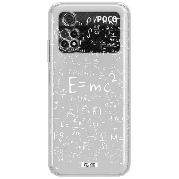 Physics Blackboard Xiaomi Poco M4 Pro 4G Clear Tpu Case