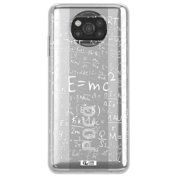 Physics Blackboard Xiaomi Poco X3 Clear TPU Case