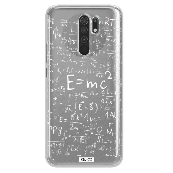 Physics Blackboard Xiaomi Redmi 9 Clear TPU Case