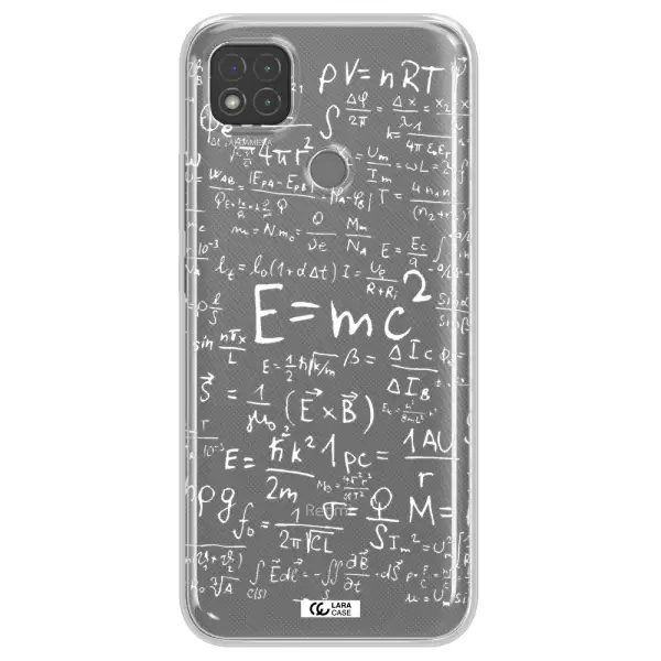 Physics Blackboard Xiaomi Redmi 9C Clear TPU Case