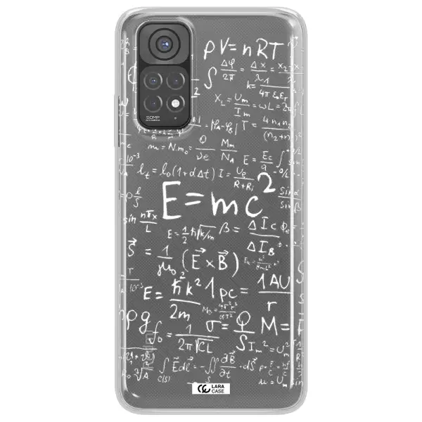 Physics Blackboard Xiaomi Redmi Note 11 Clear TPU Case