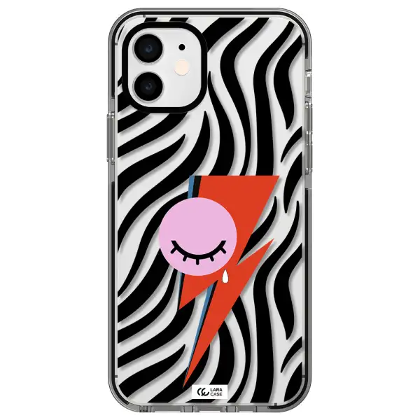 David Bowie Symbol Apple iPhone 11 impact black border Case