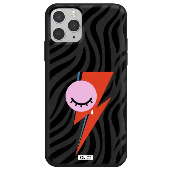 David Bowie Symbol Apple iPhone 11 pro Silicone black Case