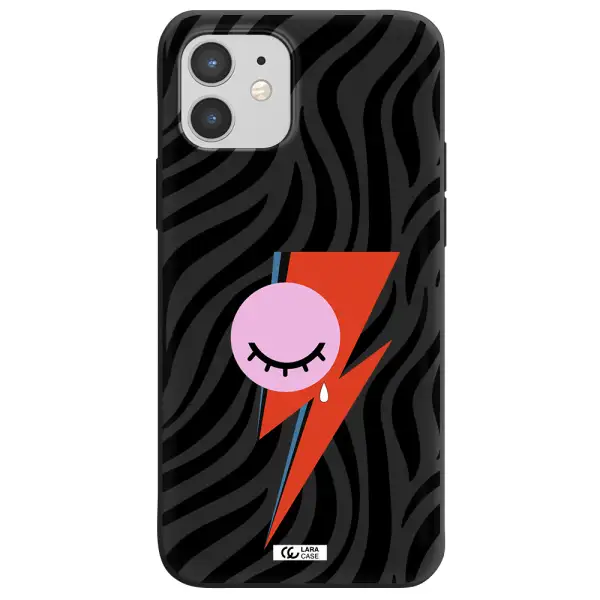David Bowie Symbol Apple iPhone 12 mini Silicone black Case
