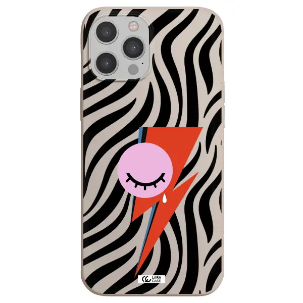 David Bowie Symbol Apple iPhone 12 pro max Silicone Stone Case