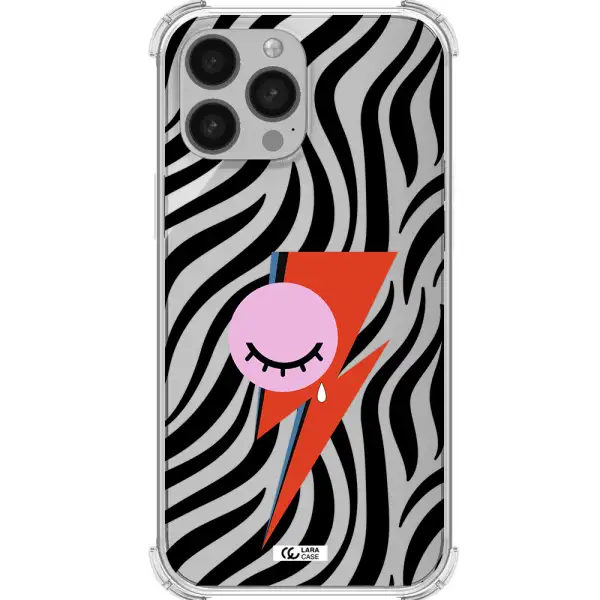 David Bowie Symbol Apple iPhone 13 Pro Clear PC Case