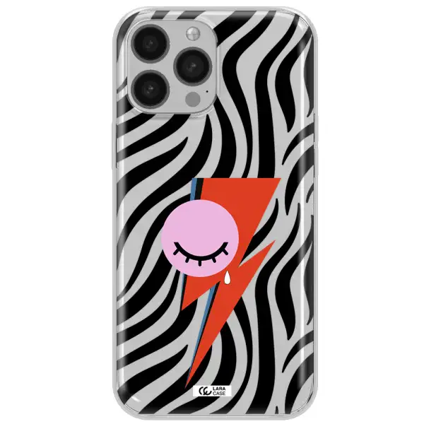 David Bowie Symbol Apple iPhone 13 Pro Clear TPU Case