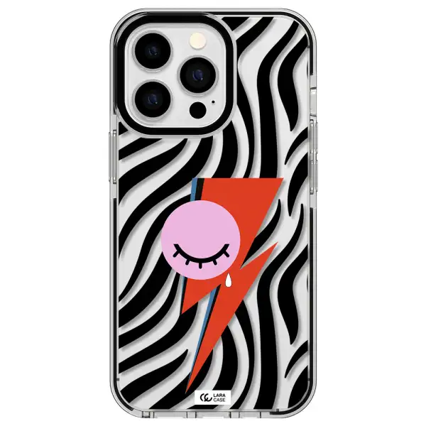 David Bowie Symbol Apple iPhone 13 Pro impact black border Case