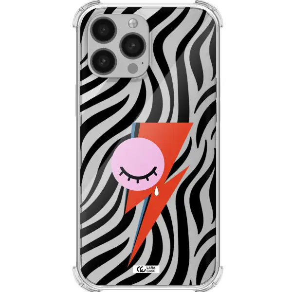 David Bowie Symbol Apple iPhone 13 Pro Max Clear PC Case