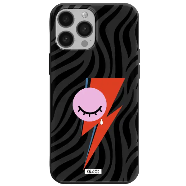 David Bowie Symbol Apple iPhone 13 Pro Silicone black Case