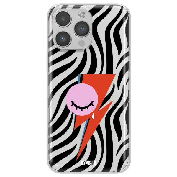 David Bowie Symbol Apple iPhone 14 pro Clear TPU Case