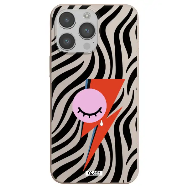 David Bowie Symbol Apple iPhone 14 pro Silicone Stone Case