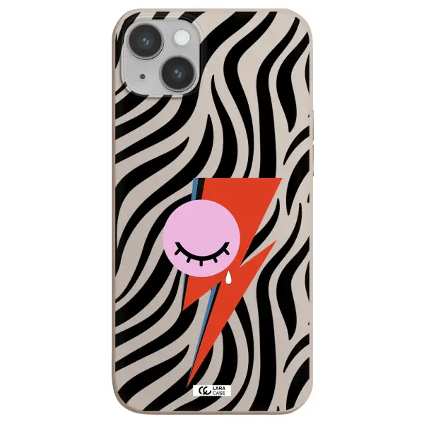 David Bowie Symbol Apple iPhone 14 Silicone Stone Case