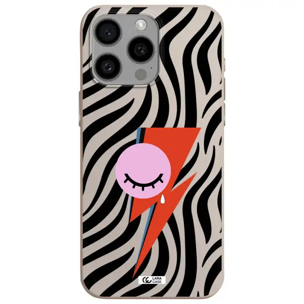 David Bowie Symbol Apple Iphone 15 Pro max Silicone Stone Case