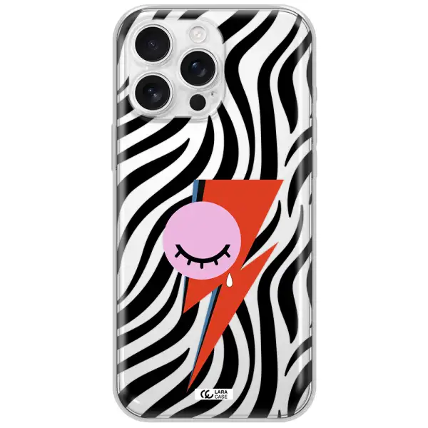 David Bowie Symbol Apple Iphone 16 Pro Max Clear Tpu Case