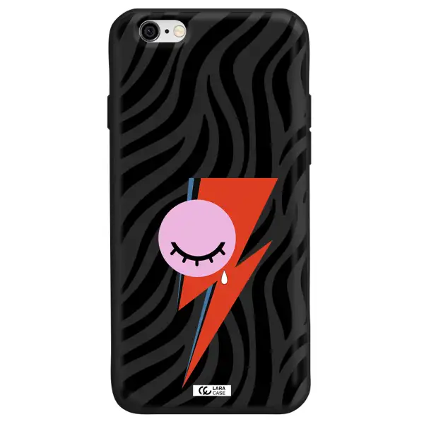David Bowie Symbol Apple iPhone 6 Silicone black Case
